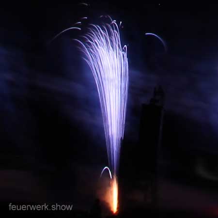 Feuerwerk Violett